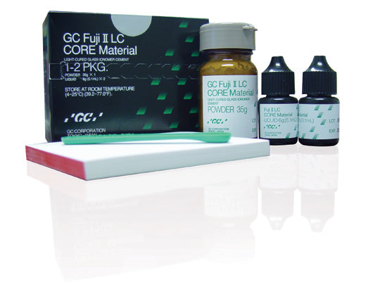 GC Fuji II LC CORE Material Light-Cured, Resin-Reinforced Restorative