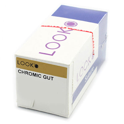Look Chromic Gut Sutures, 4/0, C26, 18", 12/Pkg #544B
