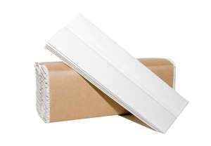 C-Fold Towels White Recycled 1-Ply 2400/cs