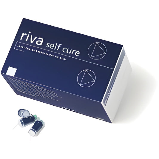 Riva Self Cure Capsules, Fast Set, Shade T-A3.5 Dark Yellow, 50/bx