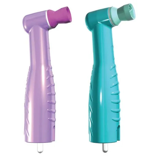 Mini Ergo Sterile Disposable Contra Prophy Angle - Contra angle, gray soft cup, turquoise, 144/pack