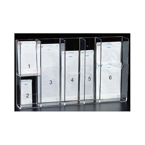 Station Organizers, Acrylic Pouches Dispenser Multi-Sized