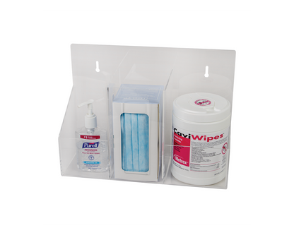 Station Organizers, Acrylic Respiratory Hygiene Station