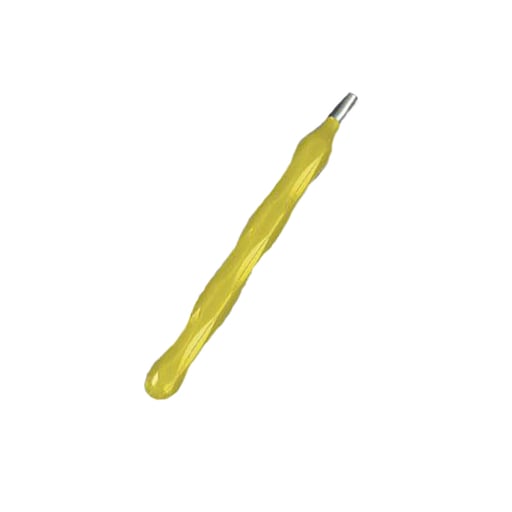 Silicone Mirror Handles, Cone Socket, Yellow