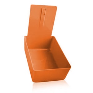 Lab Pan (7" X 4" X 2"Deep), Tangerine