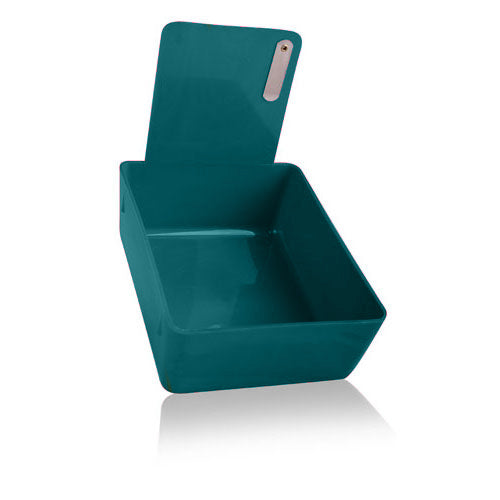 Lab Pan W/Metal Clip (7 1/16" X 5" X 2"Deep), Teal