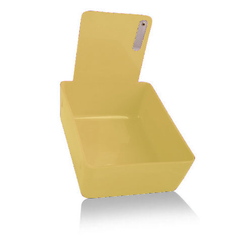 Lab Pan W/Metal Clip (7 1/16" X 5" X 2"Deep), Neon-Yellow