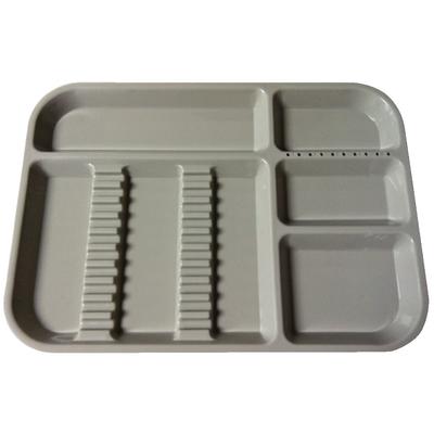 Divided Tray, Size B (Ritter) , Gray, Each