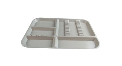 Divided Tray, Size E (Midwest), Gray, Each