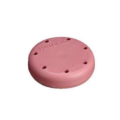 Silicone Small Round Bur Block, (Capacity: 7, Diameter: 1"), Mauve, Each