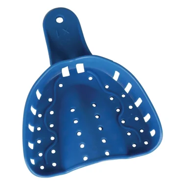 Excellent Disposable Impression Trays, #X1 X-Large Upper, Royal Blue, (12Pcs/Bag)