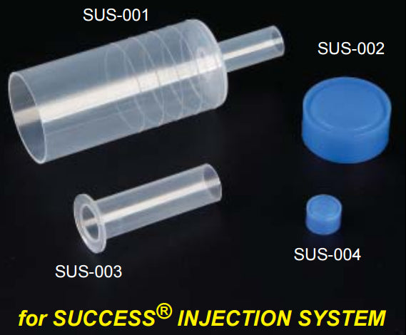 Success Injection System, Material Cartridges, Clear (100Pcs/Bag)