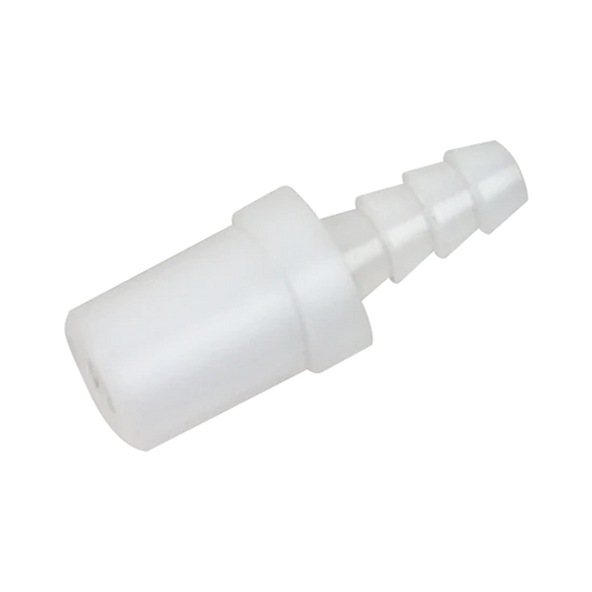 Se Tubing Adapter, For Hve Valve Or Port, White