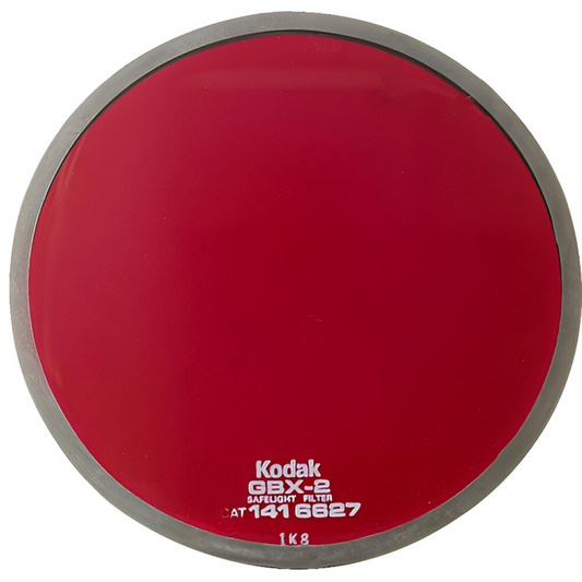 Carestream GBX-2 Safelight Filter, Red, 5-1/2" diameter. 1/bx