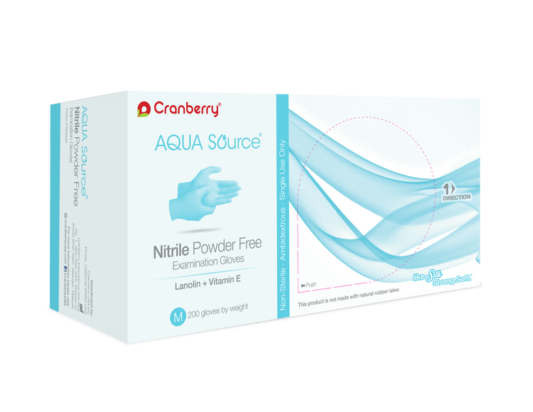 Aqua Source Nitrile Powder Free Gloves