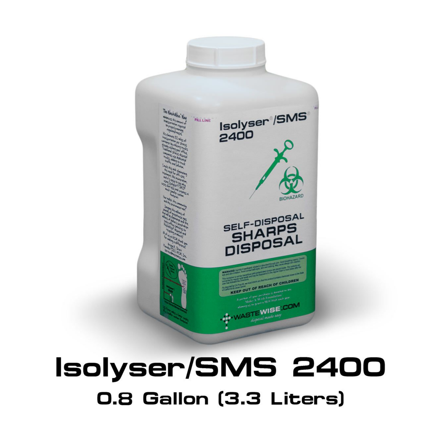 Isolyser?/SMS? Sharps Management System, SMS2400, 3 Liter