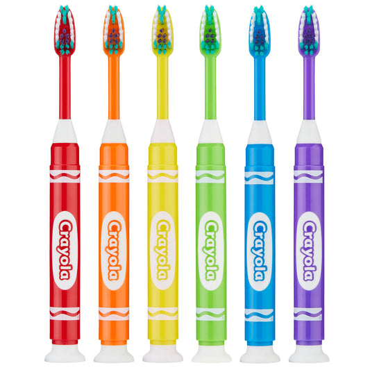 Crayola Classic Marker Toothbrush, Suction Cup 12/pack