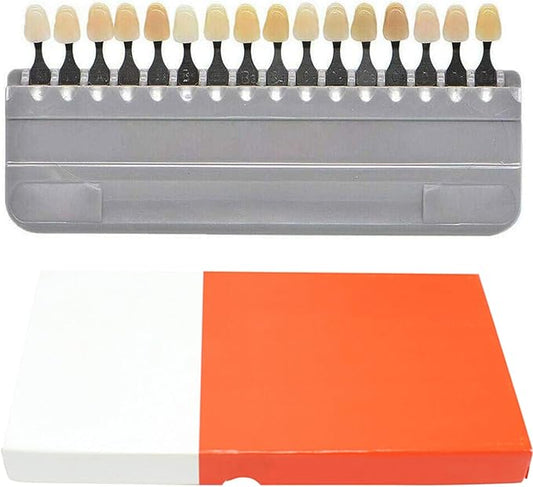 16 Colors Teeth Whitening Shade Guide Porcelain Tooth