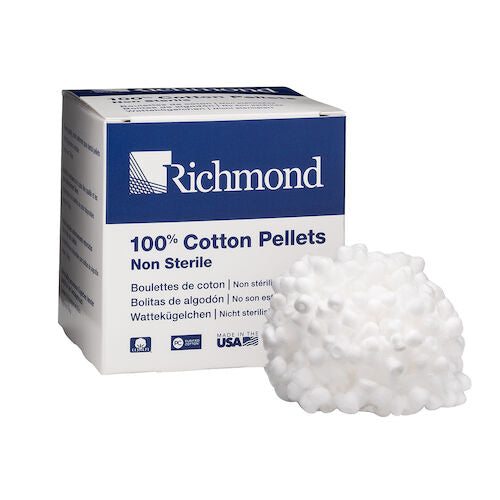 Cotton Pellets, Size 4 - 1/8 Diameter