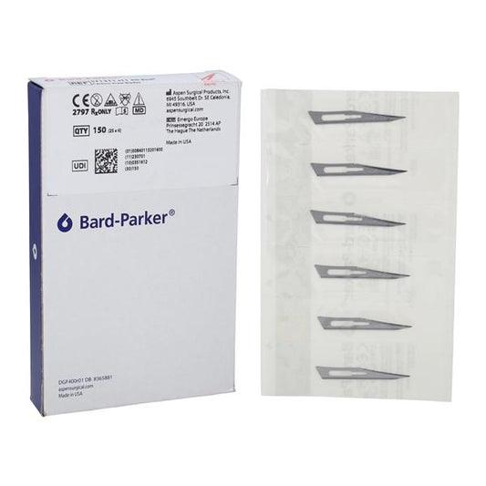 Aspen Surgical - Bard-Parker Blades (Multiple Sizes) - 50/pk