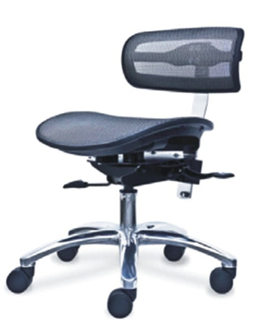 Virtu - Doctor's Stool w/ Back Rest
