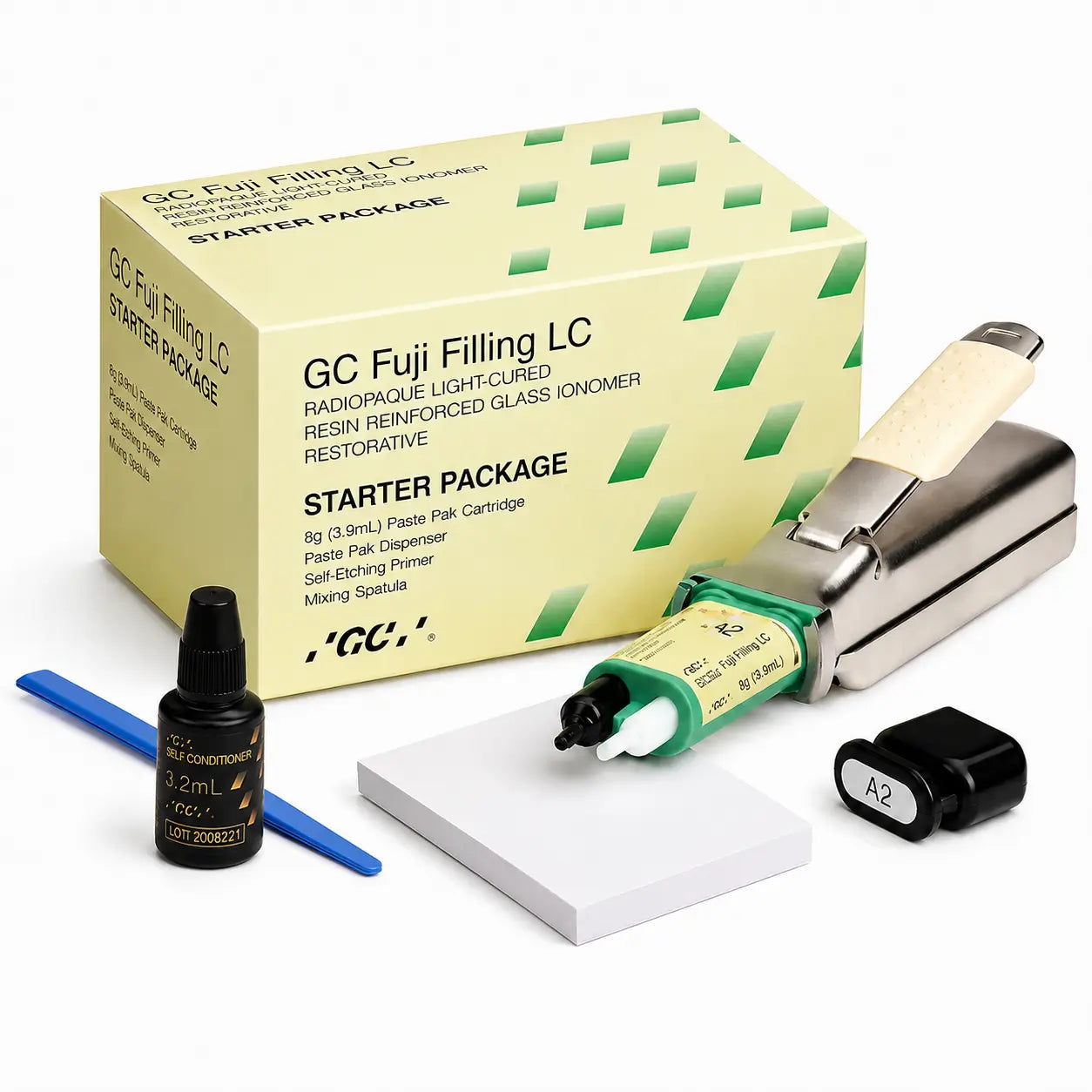 GC Fuji Filling LC light-cured resin-reinforced glass ionomer starter package