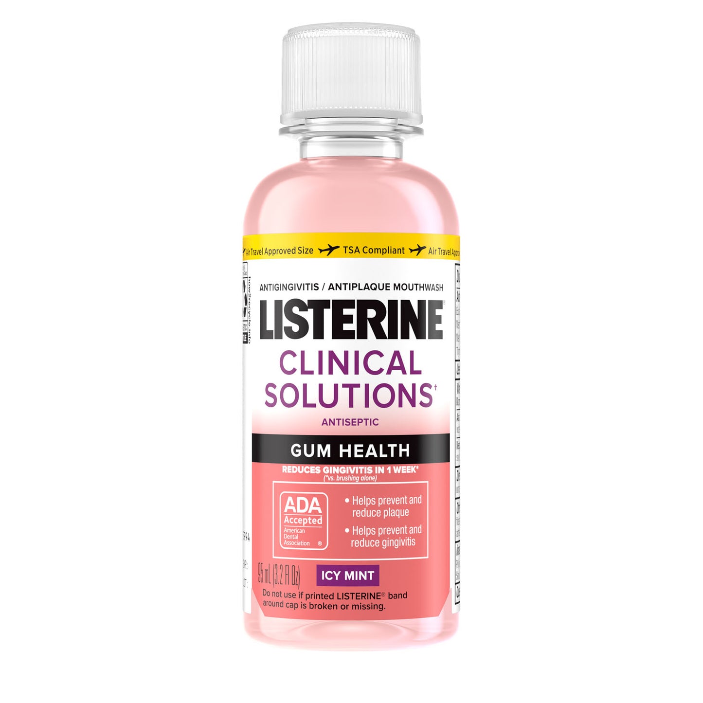 Listerine Clinical Solutions Mouthwash, 3.2 oz, 24/cs