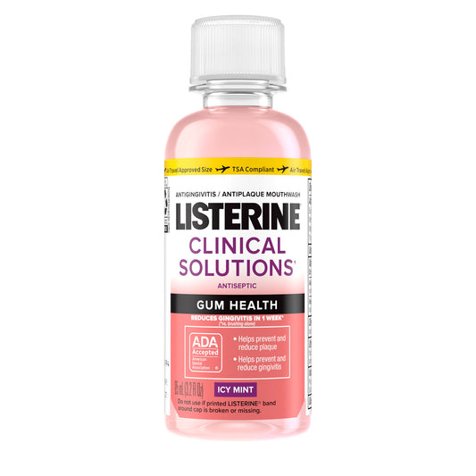Listerine Clinical Solutions Mouthwash, 3.2 oz, 24/cs