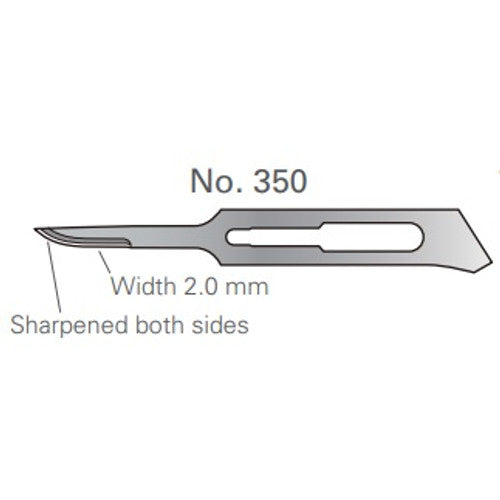 Microsurgical Blades, No. 370 (10 per pack)