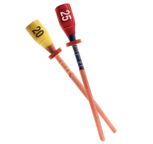 Pac-File PC Obturator, Plastic Carrier 5 x #20 PC Obturators + 1 x #20 verifier