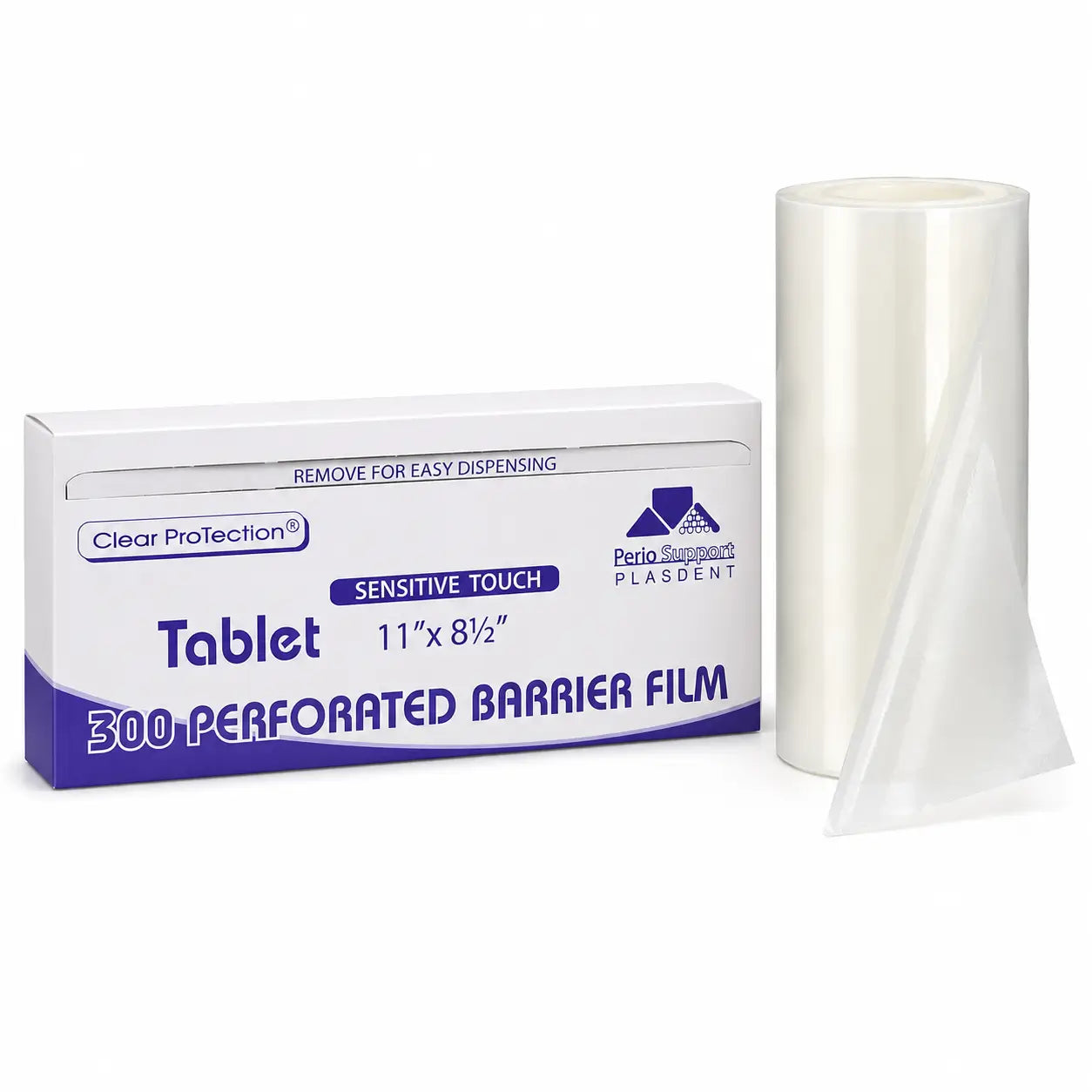 Touch Screen Barrier Film, Tablet, 11"X 8 1/2" (300Pcs/Box)