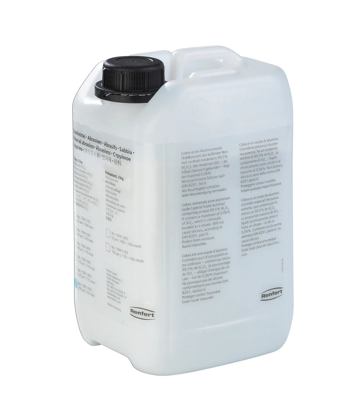 Renfert COBRA Aluminum Oxide 50 µm White