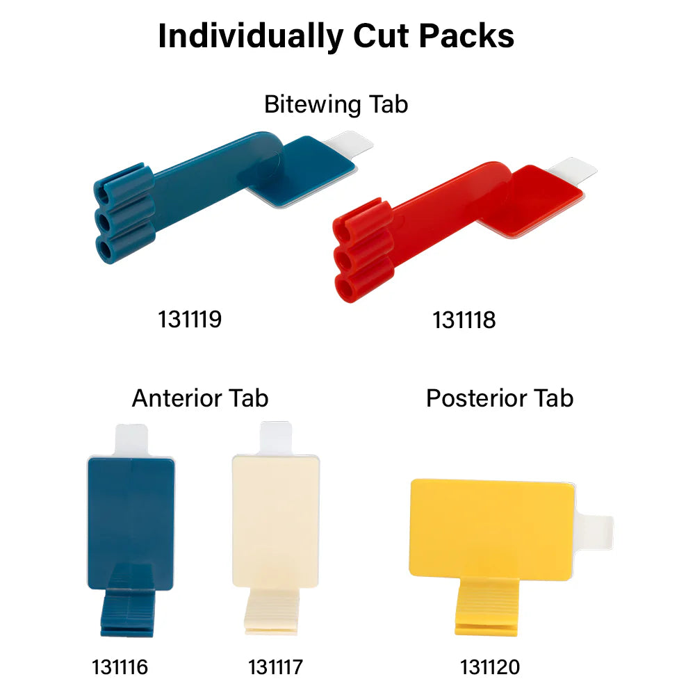 EzAim X-Ray Individually Cut Adhesive Sensor Holders, 50/pkg