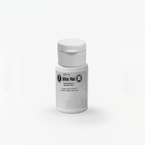 SilTrax Plain Braided Unmedicated Retraction Cord, 7/00, 100" per Bottle