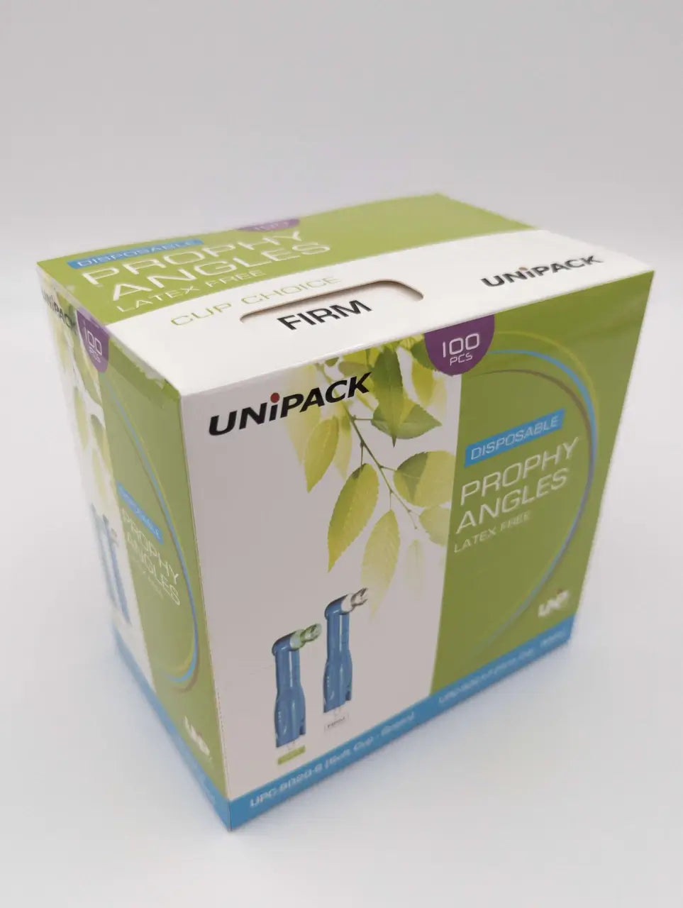 UNiPACK Disposable Prophy Angles – Firm White Cup, 100/Box