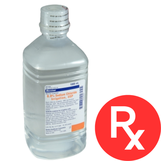 Baxter 0.9% Sodium Chloride Irrigation Bottle