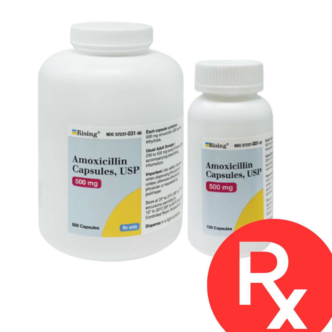 Amoxicillin Capsules, 500/pkg