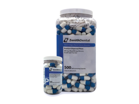500 Capsules - Single Spill (Cap: Aqua, Body: Royal Blue)
