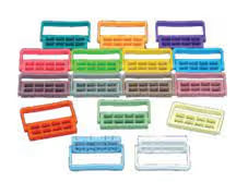 FG Bur Caddy III, Capacity: 25 FG Burs - Multi Colors