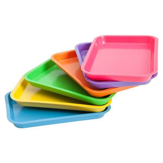 Flat Trays with variety of colors - Each