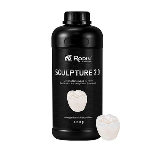 Sculpture 2.0 Zirconia Nanohybrid resin OM3 1.2kg bottle