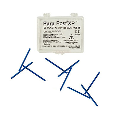 ParaPost Plastic Impression Posts Refill in Multiple sizes (20/pk)