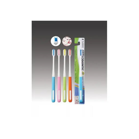 Orthodontics V-Shaped Toothbrush Assorted 12/BX