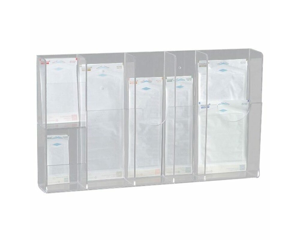 Station Organizers, Acrylic Pouches Dispenser Multi-Sized