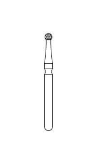 Priva Rotary Instruments — Round, 5/Pkg