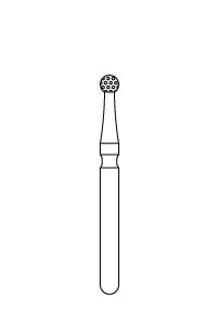 Priva Rotary Instruments — Round, 5/Pkg
