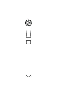 Priva Rotary Instruments — Round, 5/Pkg