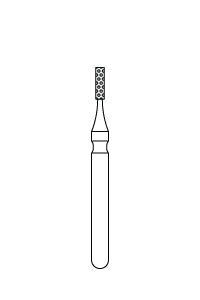 Priva Rotary Instruments — Flat End Cylinder, 5/Pkg