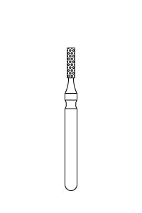 Priva Rotary Instruments — Flat End Cylinder, 5/Pkg
