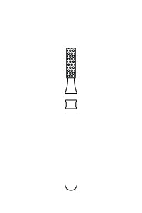 Priva Rotary Instruments — Flat End Cylinder, 5/Pkg